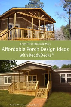 the front porch design ideas with ready decks