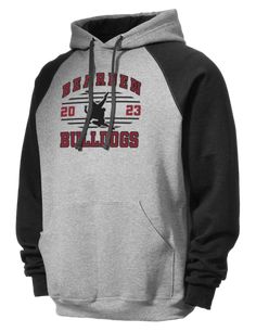 Bearden High School Bulldogs JERZEES Men's NuBlend® 8oz Colorblock Raglan Hooded Sweatshirt College Basketball Shirts, High School Spirit, California Hoodie, School Sweatshirts, Raglan Pullover, Classic Hats, Basketball Shirts, Hooded Sweatshirt Men, Mens Hooded