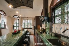 the kitchen is clean and ready to be used for cooking or baking, as well as other things