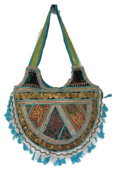 High quality, intricately stitched Pakistani style embroidered shoulder bag Many designs to choose from Made in India  Fairtrade Secure zip fastening and inside pocket.  Total length from shoulder to base- 75cm Main body- 42cm x 32cm x 8cm More items on our Etsy shop: https://www.etsy.com/uk/shop/NoEyeDeerShop?ref=seller-platform-mcnav   Delivery and shipping: For domestic postage we use a range of couriers for our standard free posting option. Royal Mail 1st class, next-day delivery and other c Multicolor Embroidered Rectangular Shoulder Bag With Tassels, Rectangular Bags With Multicolor Embroidery And Tassels, Rectangular Shoulder Bag With Multicolor Embroidery And Tassels, Green Embroidered Bohemian Shoulder Bag, Bohemian Green Embroidered Shoulder Bag, Festival Embroidered Bags, Everyday Festival Bags With Tassels, Multicolor Embroidered Shoulder Bag With Tassels, Green Embroidered Shoulder Bag For Festivals