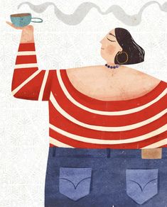 Julie Mellan, Body Image Art, Editorial Art, Illustrators On Instagram, People Illustration, Illustrations And Posters, Illustration Artists, Illustration Character Design, Editorial Illustration