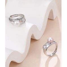 Style: Women Material: S925 Sterling Silver, Baroque Pearl Pearl Type: Cultured Pearl Color: White Pearl Size: 7.5mm Ring Size: Adjustable Pearl Types, Style Women, Pearl Color, Pearl Size, White Ring, Pearl Ring, Baroque Pearls, White Pearl, Cultured Pearls