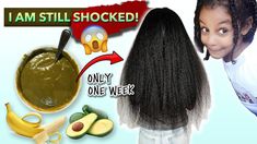 HOW I USE AVOCADO 🥑 AND BANANA 🍌 FOR MASSIVE HAIR GROWTH | GET THICKER & LONGER HAIR How To Get Thick, Hair Growth, Avocado, Long Hair Styles, Hair