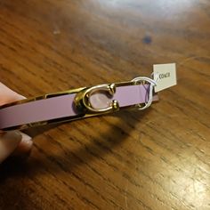 Opens For Easy On/Off By Coach No Tag. (Fell Off) Coach Bracelets, Coach Jewelry, Wrist Jewelry, Jewelry Accessories Ideas, Dope Jewelry, Jewelry Fashion Trends, Classy Jewelry, Jewelry Lookbook, Silver Bangle Bracelets