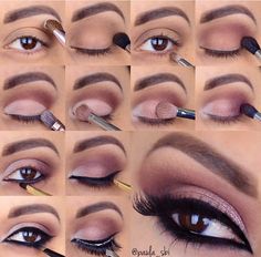 Pretty eye color Neutral Pink Makeup, Eye Makeup Pictorial, 2010 Makeup, Prom Eye Makeup, Neutral Pink