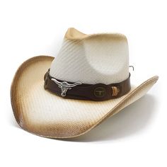 ProductNo SP240824GUIU Western Hat, Western Cowboy Hats, Cow Head, Western Hats, Cowboy Hat, Top Hat, Western Cowboy, Ethnic Fashion, Straw Hat