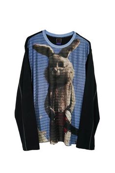 Chainsaw Rabbit Oversized Grunge Aesthetic Unisex Long Sleeve Shirt Angelcore Clothes, Checkered Clothes, Long Sleeve Oversized Shirt, Aesthetic Long Sleeve, Y2k Grunge Aesthetic, Oversized Grunge, Grunge Skirt, Oversized Long Sleeve Shirt, Cottagecore Clothes