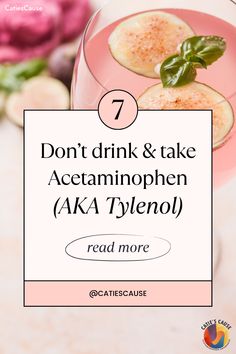 🩺 Did you know that combining alcohol with acetaminophen can put significant strain on your liver? This common pain reliever can become extremely harmful when mixed with alcohol, leading to severe liver damage and other health complications. 🤯 👉 Protect your health by always reading medication labels and consulting your healthcare provider. 🩹 Your liver will thank you later! For more health tips, head over to: www.catiescause.org #catiescause #nonprofit #healthtips #cocktails #wellness Liver Damage, Liver Failure, Losing A Child, Medical Conditions, Saving Lives, Life Changes, Health Tips, Health Care