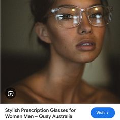 Never Worn. Clear Glasses Frames, Glasses Trends, Womens Glasses Frames, Retro Makeup, Eyewear Trends, Cute Glasses, Fashion Eye Glasses, Retro Glasses, Clear Glasses