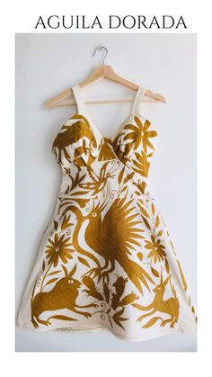 As Featured in Our Instagram Account. Sexy Gold Otomi Dress. - Etsy Outfit Mexicano, Mexican Clothing, Fiesta Dress, Minimal Wardrobe, San Ysidro, Dress Name, Delicate Clothes, Mexican Outfit, Coachella Fashion