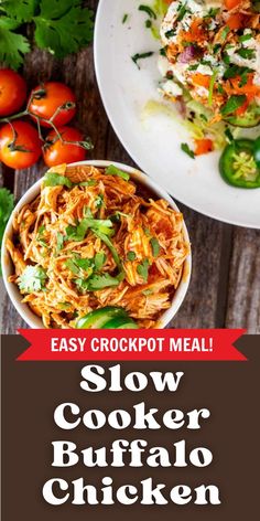 easy crockpot meal slow cooker buffalo chicken is the perfect weeknight dinner