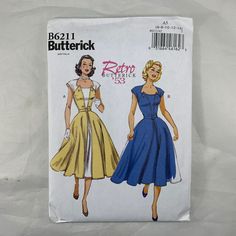 a sewing pattern for a women's dress