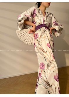 Japanese Inspired Dress, Midi Skirts Style, Satin Texture, Flower Sleeve, Polyester Satin, Face Shape, Inspired Dress, Button Design, Lantern Sleeves