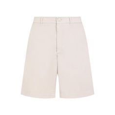 Composition: 97% Cotton, 3% Elastane, Lining: 100% Cotton | Brunello Cucinelli Men's Mid-rise Straight Leg Bermuda Shorts in Semi Di Lino | SS24 Fitted Shorts, Plaid Shorts, Gym Shorts, Khaki Shorts, Nice Shorts, Polo Dress, Chino Shorts, Brunello Cucinelli, Tweed Jacket