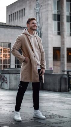 Follow me on 👇  • instagram.com/TheProPrince Mens Clothing Styles Streetwear, Winter Outfits Men Streetwear, European Fashion Winter, Outfits Men Streetwear, Athleisure Men, Fall Streetwear, Aesthetic Outfits Men, Trendy Mens Fashion, Winter Fashion Coats