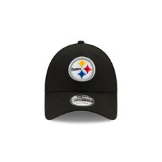 The Pittsburgh Steelers The League 9FORTY Adjustable Cap features an embroidered Steelers logo at the front panels with the conference logo and team name on an adjustable velcro strap at the rear. Sports Six-panel Trucker Hat With Logo Patch, Sports Dad Hat With Embroidered Logo, Six-panel, Sports Dad Hat With Embroidered Logo, Six-panel Dad Hat With Embroidered Logo For Sports, Sporty Hats With Logo And Curved Bill, Sporty Six-panel Snapback Hat With Logo Patch, Sporty Hat With Logo And Curved Bill, Functional Curved Bill Hats For Sports Events, Sporty Visor Hat With Logo Patch