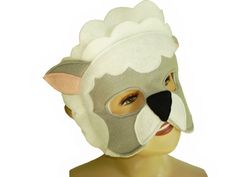 an animal mask on top of a mannequin head