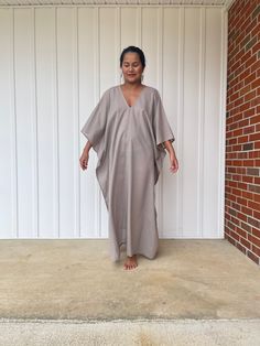 Unwind in absolute comfort with our semi sheer cotton gauze kaftan. This kaftan is perfect for the beach, pool, resort and laid-back time at home. Crafted from quality soft and breathable gauze cotton, it offers an airy fit that's ideal for lounging and cover up. Its relaxed design and easy slip-on style make it your go-to choice for outdoor cover up and relaxed nights at home. Sheer Kaftan, Pool Resort, Earthy Brown, Outdoor Cover, Hang Loose, Beach Pool, Body Shapes, Floor Length, The Beach