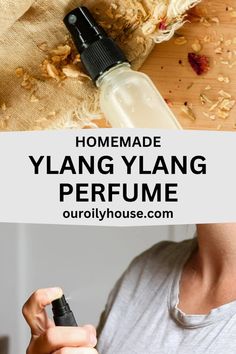 This ylang ylang spray perfume recipe is incredibly easy to make and smells divine. With just a few simple ingredients, you can create a luxurious fragrance that will leave you feeling confident and gorgeous, all without spending a fortune. Diy Cosmetics Recipes, Diy Body Spray, Room Spray Recipe, Homemade Skincare, Summer Perfume