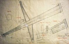 an old drawing of a plane is shown