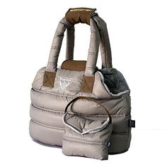 a baby carrier and its matching bag on a white background