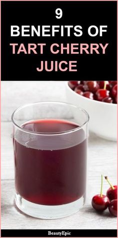 the benefits of tart cherry juice