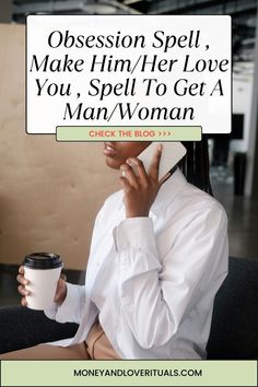 a woman talking on her cell phone while holding a coffee cup in front of her face