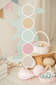 Pastel Easter Colour Palette by Lilybug Graphic Design at www.lilybugdesign.co.nz. Free prints, SVG's, colour palettes and activities! Graphic Design Services as well. Check out our Etsy store! Easter Palette Color, Spring Pastel Palette, Easter Pastel Color Palette, Easter Colour Palette, Pallete Color Pastel, Cute Colour Palette, Color Palette Copper, Colour Palette Pastel, Teal And Orange Color Palette