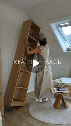 Repurposed Ikea Bookshelf, Ikea Billy Bookcase Wall, Billy Bookcase Bench Hack, Diy Media Console Ikea Hack, Ikea Dvd Storage Hacks, Ikea Bookcase Makeover, Billy Bookcase Drawer Hack, Ikea Cheap Hacks, Closet Turned Into Bookshelf