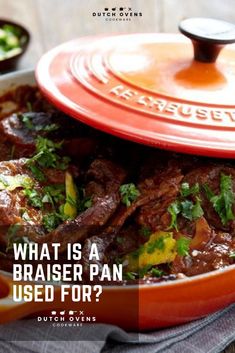 the cover of le creuset braiser sizes