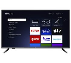 the rokuo tv is shown with various apps