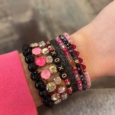 Valentines Day Crystal Collection. Womens Bracelet Stacks. Bracelet Sets. Womens Bracelets. - Etsy Jamaica Bracelet Stacks, Womens Bracelet, Bracelet Sets, Crystal Collection, Bracelet Stack, Jamaica, Bracelet Set, Color Choices, Womens Bracelets