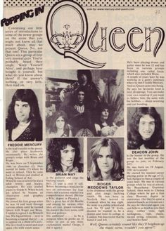 an old newspaper article with pictures of women in black and white, including the words queen