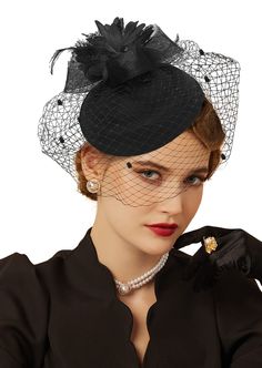 PRICES MAY VARY. Fasciantors for Women,100% Handmade Materials：mesh,feather and veil The package includes : 1*Vintage Fascinator Hat with Gift Box Suitable for photography, costume party, bridal party, wedding, church, cocktail party and tea party ,Bridal Party, Kentucky Derby and other occasions package One size fit most women,and will matches your skin tone well, as well as a lot of clothing 
 With this fascinator hats, you would be Glamorous and chic when walking into the special occasion par Afternoon Tea Dress, Hair Styles With Hats, Dress Code Ideas, Kentucky Derby Wedding, Drag Show, Wedding Birdcage, Women Looks, Tea Hats, Kentucky Derby Fascinator