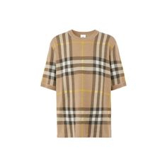 POIZON - Sneakers, Shoes, Clothing, Bags | Authenticate First & Ship Later Silk Shirt Men Farfetch, Hip Bone, Burberry Sweater, Burberry Outfit, Silk Wool, Knitted Tshirt, Burberry Men, Check Pattern, Patterned Shorts