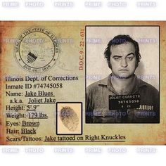 an id card with the image of a man's face and name on it