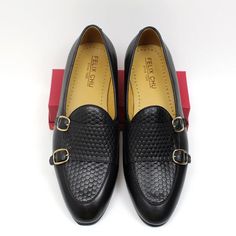 Step into the epitome of elegance and sophistication with our Suave Leather Monk Strap Wedding Loafers. Crafted with the finest quality GENUINE LEATHER, these loafers are designed to make a lasting impression. Made from luxurious Cow Leather, the upper material ensures durability and a sleek appearance, while the soft and supple Sheepskin lining provides a plush feel against your skin. Elevate your outfit to new heights and leave a lasting impression with these exquisite loafers. Experience the Luxury Flat Heel Slip-ons For Formal Occasions, Classic Slip-on Leather Wedding Shoes, Elegant Slip-on Tassel Loafers With Rubber Sole, Elegant Slip-on Dress Shoes For Business, Formal Flats With Rubber Sole And Plain Toe, Luxury Formal Slip-ons With Flat Heel, Elegant Formal Slip-ons With Textured Sole, Elegant Business Tassel Loafers With Rubber Sole, Elegant Tassel Loafers With Rubber Sole For Business