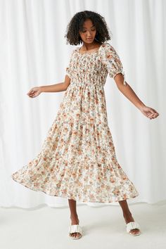 Cute Outfits For Church, Sunday Dresses, Outfit For Church, Paisley Print Fabric, Tencel Dress, Buttoned Dress, Printed Tunic Dress, Dresses Boho, Tiered Ruffle Skirt