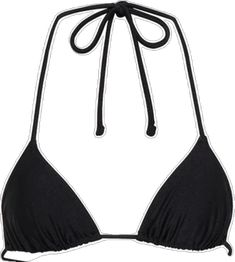 Beachwear Triangle Halter Top For Night Out, Chic Black Halter Top For Pool, Black Triangle Top Swimwear With Padded Cups, Party Swimwear With Adjustable Triangle Top, Party Swimwear With Adjustable Straps And Triangle Top, Black T-back Party Swimwear, Black T-back Swimwear For Party, Black Beachwear Halter Top With Adjustable Straps, Black Adjustable Halter Top For Beachwear