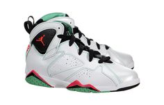 Nike Air Jordan 7 Retro BP 442961-138 Casual Green Jordan Shoes For Light Sports, Green High-top Jordan Sports Shoes, High-top Green Jordan Sports Shoes, Jordan 7, Marina Blue, Nike Jordan, Nike Air Jordan, Air Jordan, Air Jordans