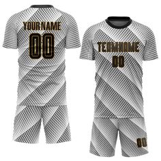 Order the jersey with special name & number you want from our shop, making a vibrant look on the field or daily life! Features: 1. Material: Made from 100% polyester wicking knit with 95% polyester / 5% spandex wicking pinhole mesh 2. Jerseys with sublimation printed name and numbers 3. Moisture-wicking fabric has spongy handle, good draping property and elasticity as well as good dimensional stability and wrinkle-resistance 4. Breathable & Quick-Drying 5. Athletic Cut & Exquisite stitching not Number Logo, Logo Number, Soccer Uniforms, Sports Wear, White Jersey, Jersey Shirt, Sport Wear, Soccer Jersey, Individual Style