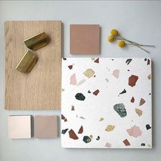 the materials needed to make this diy geometric painting