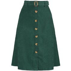 Indulge in a perfect blend of comfort and style with this ribbed corduroy A-line skirt. The high-fitted waist and slightly flared hem add a touch of elegance to the skirt, while the matching waist tie accentuates your curves, creating a flattering silhouette. The elastic waist and belted detail make it comfortable to wear all day long. This versatile skirt is suitable for any occasion, be it a party, a day out shopping, or a day at the office. The midi length adds a touch of sophistication to th Cheap Button-up Casual Skirt, Corduroy Midi Skirt, 70 Fashion, Midi Skirt With Pockets, Midi Flare Skirt, Bruce Banner, Midi Length Skirts, Fall Skirts, Trendy Clothes For Women