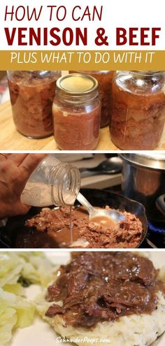 how to can venison and beef plus what to do with it in mason jars