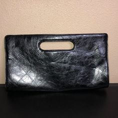 This Is A Very Nice Express Black Faux Leather Envelope Clutch. It Has A Double Magnet Closure And A Handle Cut Out. It Measures 13" X 7" And Is In Excellent Condition. Looks Brand New:) Leather Envelope Clutch, Black Envelope, Black Envelopes, Leather Envelope, Envelope Clutch, Black Faux Leather, Date Night, Cut Out, Envelope