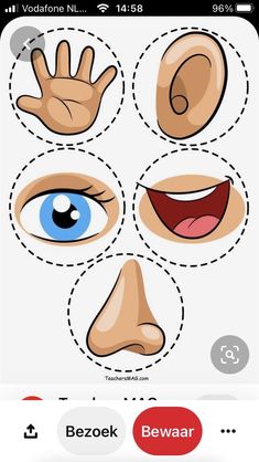 an image of different facial expressions on a cell phone