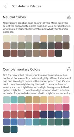 Soft Season Color Palette, Autumn Color Type Outfit, Pink For Soft Autumn, Soft Autumn Palette Colors, Autumn Summer Color Palette, Muted Soft Autumn Color Palette, Nail Colors For Soft Autumn, Soft Autumn Worst Colors, Color Analysis Soft Autumn