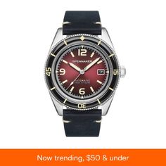 in stock Designer Sportswear, Timberland Premium, Oxblood Red, Leather Strap Watch, Original Penguin, Timberland Mens, Dive Watches, Golf Outfit, Armani Exchange