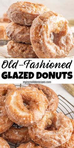 old fashioned donuts Donut Video, Old Fashioned Donuts, Gooooood Morning, Pastry Treats, Sour Cream Donut, Old Fashioned Donut