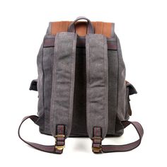 With its many pockets, generous volume and adjustable shoulder straps, our oversized turtle ridge backpack is the perfect companion for both business and weekend getaways..Material - Genuine leather, vegetable base dyes, cotton canvas.X-large sized bag, 15' W x 19' H x 8' D.Handle drop - 3', shoulder strap drop - 24'.Closure - Drawstring.Exterior details - Top handle, adjustable shoulder straps, padded shoulder straps, 3 snap button pockets, adjustable front buckle straps, embossed TSD BRAND logo.Interior cotton lining, 1 zipper pocket, 2 slip pockets, key-ring, padded laptop compartment with secure strap, stitched on TSD BRAND logo patch.Laptop compatible (standard size 13'-15').Gold-tone hardware, varies by color.Weight - 1 lbs.Clean your bag thoroughly before storing it, use a damp clot Canvas Backpack With Multiple Pockets, Standard Canvas Backpack With Multiple Pockets, Canvas Backpack With Multiple Pockets For Everyday Use, Everyday Canvas Backpack With Multiple Pockets, Outdoor Canvas Backpack With Multiple Pockets, Brown Canvas Travel Bag With Multiple Pockets, Brown Travel Canvas Bag With Multiple Pockets, Travel Backpack With Pockets In Waxed Canvas, Travel Cotton Backpack With Pockets